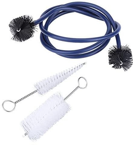 Trumpet Cleaning Kit Tenorhorn Reinigungsset Trompeten Reinigungsbürsten Set Weich und Langlebig 3 Arten von Bürsten Pflegezubehör für Wartung Reinigungsset Euphonium