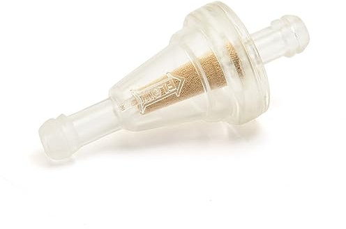 Filtro benzina stile vintage Mini 1/4 (6 mm) in linea trasparente