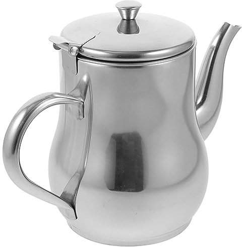 Didiseaon Contenitore Per Olio Acciaio Inossidabile Con Filtro e Beccuccio Capacità Per Casa e Ristorante Utile e Portatile Per Cucina e Attività All Aperto