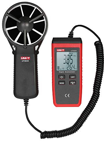 Irfora UT363S Mini LCD Digital Anemometer Handheld Windgeschwindigkeit Meter Luftgeschwindigkeit Temperatur Tester