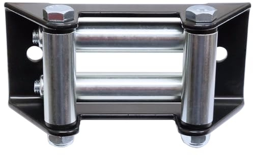 Young Wolf Winch Roller Fairlead Mount for ATV UTV SUV Car Winch Fairlead Replacement (124mm (4500Lbs))