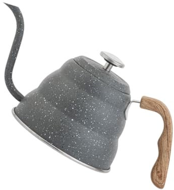 OKUMEYR 1Stk Kaffeekanne mit Thermometer Wasserkocher gießen Handpunschtopf Handfilter Kaffeekanne Induktionsgeeignete Kaffeekanne kaffeepadmaschine Kaffeekannen mit schmalem Ausguss