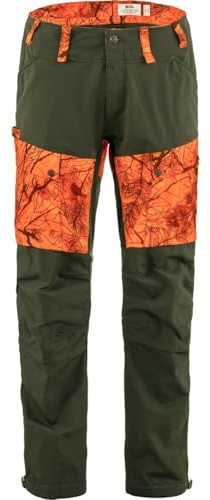 FJALLRAVEN 90647-261-662 Lappland Hybrid Byxor M Sportbyxor Herr Orange Multi Camo-Djup Skog Storlek 46