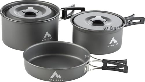 Mckinley Unisex Set Mck202 Geschirr Set, Grey Dark/Black, One Size