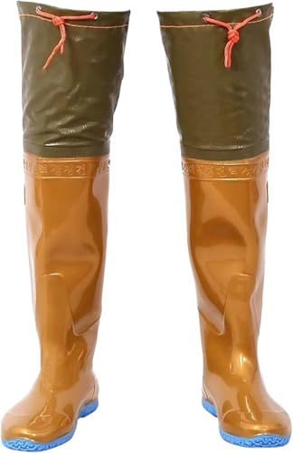 KomNWF LXXW Fishing Chest Waders Waterproof Fishing Frog Shoes, Lightweight And Easy To Walk, With Adjustable Drawstring, Rice Planting Water Shoes hunting waders(7 UK)