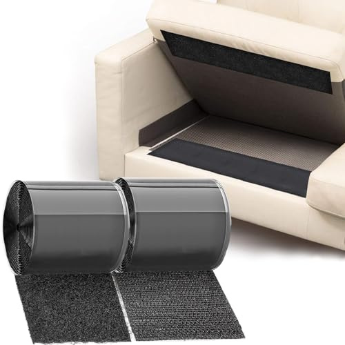 Hook and Loop Tape, Large Size 110mm x 6m Multipurpose Strong Strips | Self-Adhesive Double Sided Sticky Back Roll for Home Carpet Sofa Picture Hanging Fabric Industrial