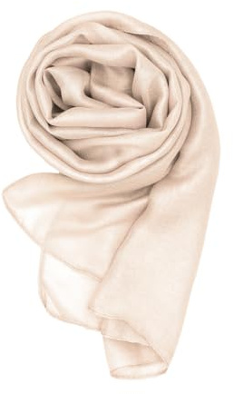 MAPIMANIA - Festliche Stola für Abendkleid 180x80, Bolero Damen festlich, Sommerschal für Hochzeit, Schal Sommer, Satin Tuch
