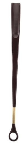 Lurrose Calzador de Madera de Haya Mango Largo para Botas Calzador Portátil para Hombre y Mujer Práctico para Embarazadas Accesorio para Calzado Cómodo y Duradero