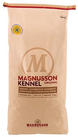 MAGNUSSONs Kennel (1 x 14kg) - Hundetrockenfutter für Erwachsene Hunde Aller Rassen - Alleinfuttermittel - Hochwertiges Fleischmehl aus Muskelfleisch - Ofengebacken