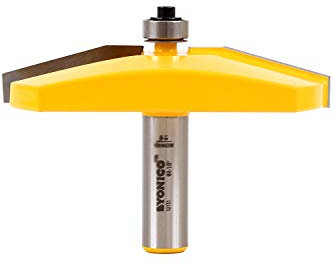 Yonico 12151 3-1/2-Inch Diameter Bevel Raised Panel Router Bit 1/2-Inch Shank