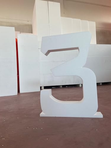 D. & D. Polistirolo, Styropor-Zahlen (H 100 cm Dicke 10 cm)(3)