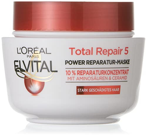 L'Oréal Paris Elvital Total Repair 5 - Maschera intensiva, 300 ml