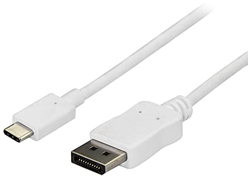 Adaptador USB C a DisplayPort Startech CDP2DPMM6W 1,8 m Blanco