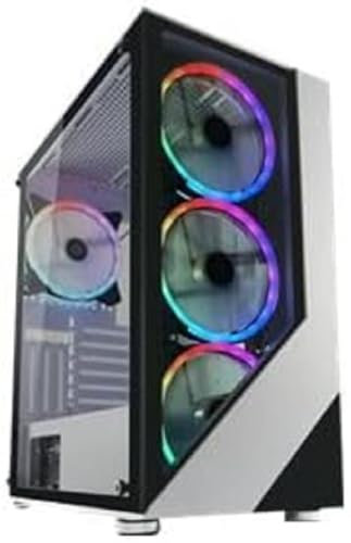 Caja PC LC-POWER Gaming 803W-ON LUCIDD_X RGB Blanca Retail