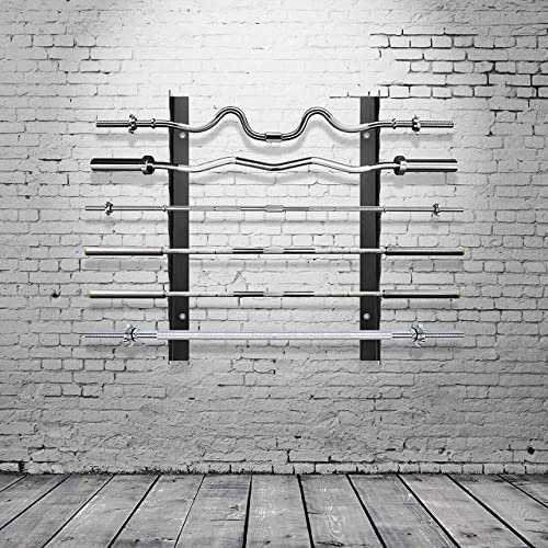 SPANCARE Langhantelablage Bar Aufbewahrung Hantelstange Halter Langhantel Aufbewahrung Horizontal Barbel