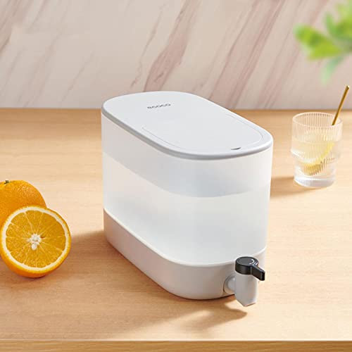 Deno 4L Getränkespender Mit Wasserhahn, Getränkespender, Limonadenspender Für Kühlschrank, Kaltgetränkekessel, Obstteekanne, Saftspender, Wasserspender