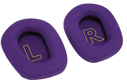 Almohadillas Cómodas y Transpirables, Almohadillas Elásticas de Repuesto para Auriculares Logitech G733 (Púrpura)