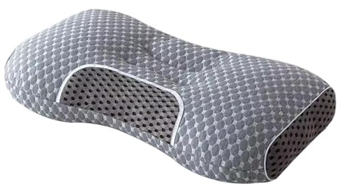 Baoblaze Oreiller Cervical pour Les dormeurs sur Le côté, sur Le Dos et sur Le Ventre Oreiller de Soutien Cervical Confortable, 1000g
