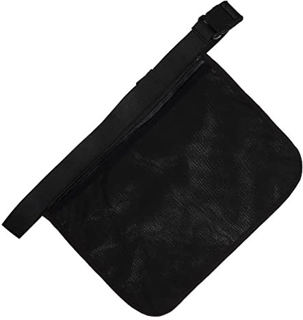 BESPORTBLE Tennisballtasche Wiederverwendbar Tennis-Aufbewahrungstasche Mit Hüftgurt Netztasche Für Tennisbälle Ballsammeltasche Leicht Und Langlebig Tennis-trainingstasche Mit Reißverschluss