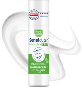 Sensicutan Intense Pflege | Für die Augenpartie, Sehr Ergiebig, Für Kontaktlinsen, Spendet Feuchtigkeit, Vegan, Ohne Parfum & Parabene