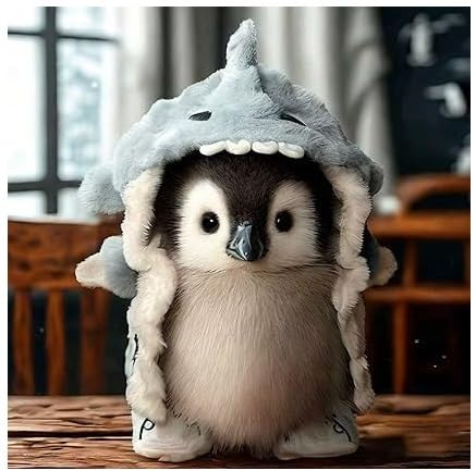 Super Realistic Plush Decor 2025 New Real Stuffed Animal Penguins Figurines Statue Soft Cute Stuffy Live Animal Penguins Stuff Pets Plushies Figures for Kids & Adults