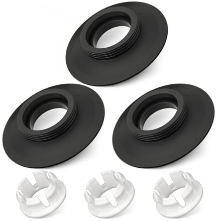 Flush Valve Seal Compatible with Ideal Standard – 3 Pack Toilet Flush Valve Seal & Clip – Replacement for SV01967 – Leak Prevention Washer for Toilet Cistern Maintenance