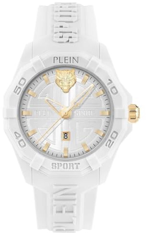 Plein Sport PSQGA0225 - Orologio analogico da donna, al quarzo, colore: Bianco