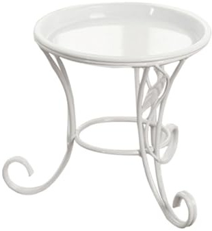 Generico Supporto per da Interno - Elegante Portavaso in Ferro, Supporto Decorativo Stabile per Mensola per Fiori Versatile per Uso Interno Ed Esterno, Balcone, Terrazza, Giardino, Espositore Dec