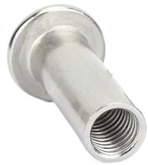 1/5pcs M6/M8 304 In Acciaio Inox Grande Piatto Esagonale Testa A Esagono Incassato Mobili Rivetto Connettore Inserto Manicotto Giunto Dado((1pcs) M6x40mm)
