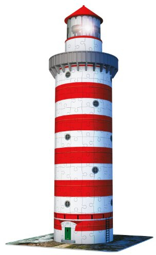 Ravensburger 12555 - Leuchtturm - 216 Teile 3D Gebäude Puzzle