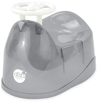 dBb Remond Pot Bébé - Toilettes Apprentissage de la Propreté Enfant – Pot Toilette Bébé - Toilette Portable Enfant - H23 x L34 x l25 cm - Gris translucide