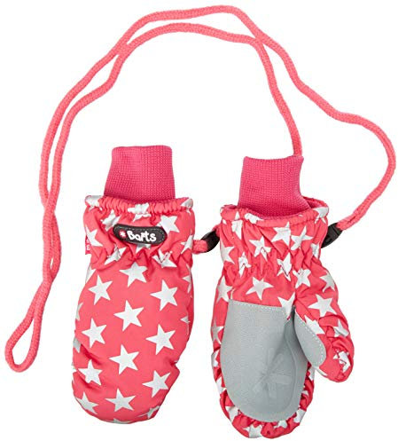 Barts Mädchen Handschuhe Nylon Mitts, Fuchsia (mit Sternen), Größe: 1 (1 -2 Jahre)