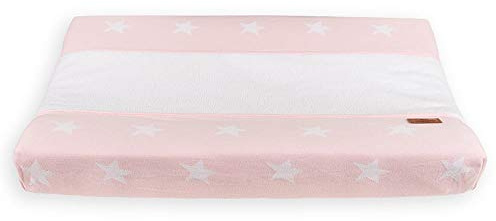 Baby's Only - Wickelauflagenbezug Star - Baby Rosa/Weiß - 45x70 cm