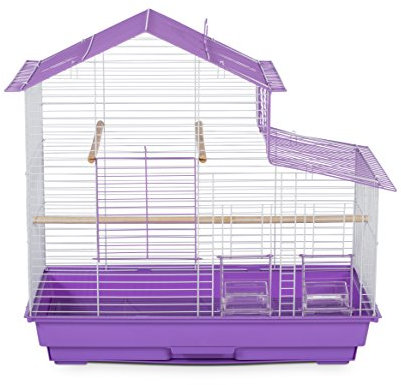 Prevue Pet Products SP41615-1 Vogelkäfig im Hausstil, klein, lila