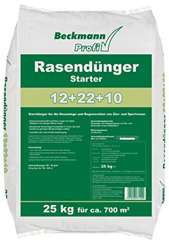 Beckmann Profi Rasendünger STARTER 12+22+10 in 25 kg