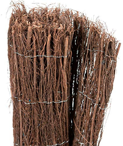AFP Heidekrautmatte Winterschutz Pflanzen, 40 x 100 cm/Stammschutz Bäume/Frostschutz Kübelpflanzen/Deko/Bastelmatte/Winterschutz Pflanzen / 2 Jutesäckchen gratis
