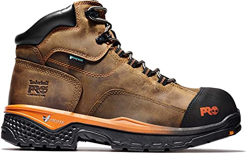 Timberland PRO Men's Bosshog 6 Inch Composite Safety Toe Puncture Resistant Waterproof Industrial Work Boot, Brown, 10 M