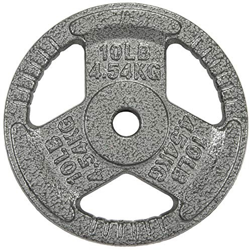 Fitvids 2,5 cm Standard-Hantelscheibe aus Gusseisen für Krafttraining & Gewichtheben, mehrere Größen