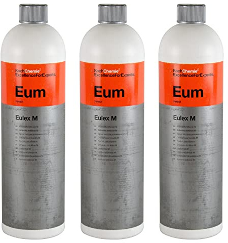 PARTS4CARE 3X KOCH Chemie Eulex M Klebstoffentferner Fleckenentferner Gummientferner 1 L