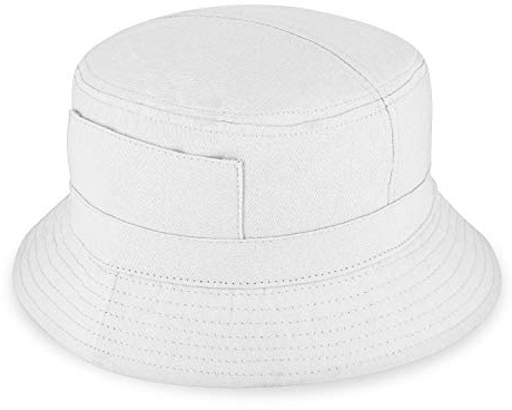 fiebig Fischerhut aus Baumwolle | Unisex Outdoorhut mit Taschen & Reißverschlussfach | Bucket Hat in vielen Farben & Größen