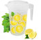 PLASTIFIC Food Grade Jug - Perfect for Stock Gravy - Microwave Safe - Kitchen Homebrew Liquids - Microwave Safe Pitcher (Clear, 1L)