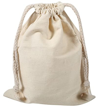 Sacchetti di Cotone con Coulisse,Sacchetti Iuta Bomboniere,Tinta Unita Mini Sacco per Bucato Borsa per Oggetti Art Tribal Organizer per Giocattoli, Vestiti, Scarpe, Trucco, Articoli Vari(30 * 40cm)