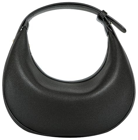 ACUYE Borsa a tracolla Y2K pochette da donna, borsa hobo crescente borsa in pelle con manico superiore borse a tracolla borsa a tracolla Y2K autunno moda borsa rossa, Y01-nero, 29cm