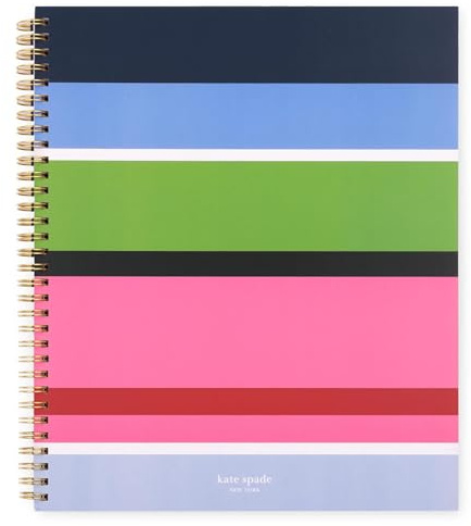 kate spade new york Large Notebook, Sunny Day Stripe