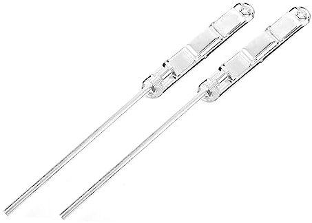 LIFKICH 2 Sets Concealed Fire Door Latch Security Locks for Interior Door Stainless Steel Lock Without Drilling