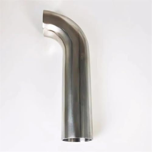 ZSQGHGH Auspuffblenden Lange 100mm 19/25/32/38/51/76mm Edelstahl 304 OD Ellenbogen 90 Grad Schweißen Ellenbogen Rohr Verbindung Armaturen Auto-Endrohre(45mm x 1.5mm)
