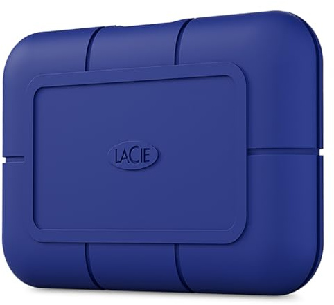 LaCie Rugged SSD Pro 5 2TB — shock‑resistant, USB‑C Portable External SSD, for Mac & Windows