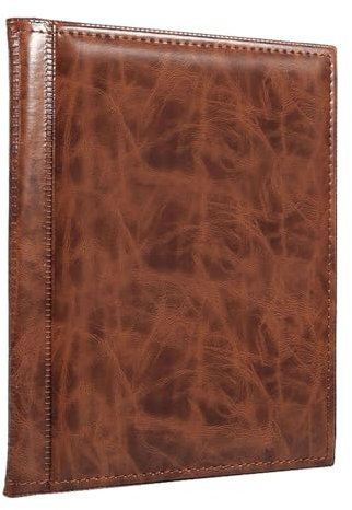 Sammelbuch mit 250 Taschen und 10 Seiten, Sammelzubehör mit großem Fassungsvermögen für Jetons, Medaillen und Abzeichen (Braun)