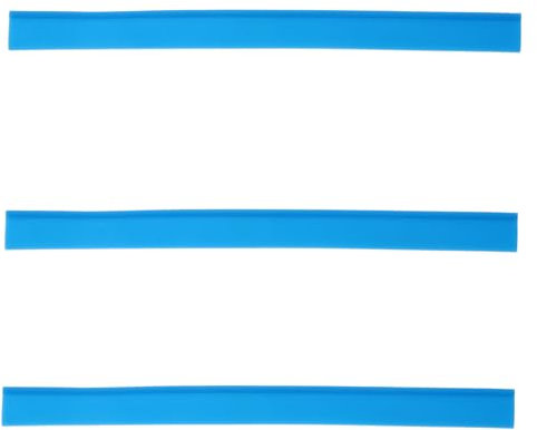 KOCKSHION 3pcs Replacement Squeegee Strips for Window Windshield Cleaning for Home Car to Install
