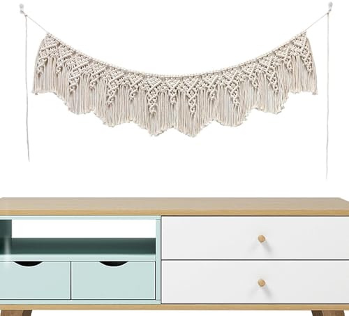 Tapiz de para colgar en la pared, tapiz de tejido a mano, decoración bohemia moderna, guirnalda de pancartas, diseño elegante para el hogar, sala de estar, dormitorio, guardería, baño